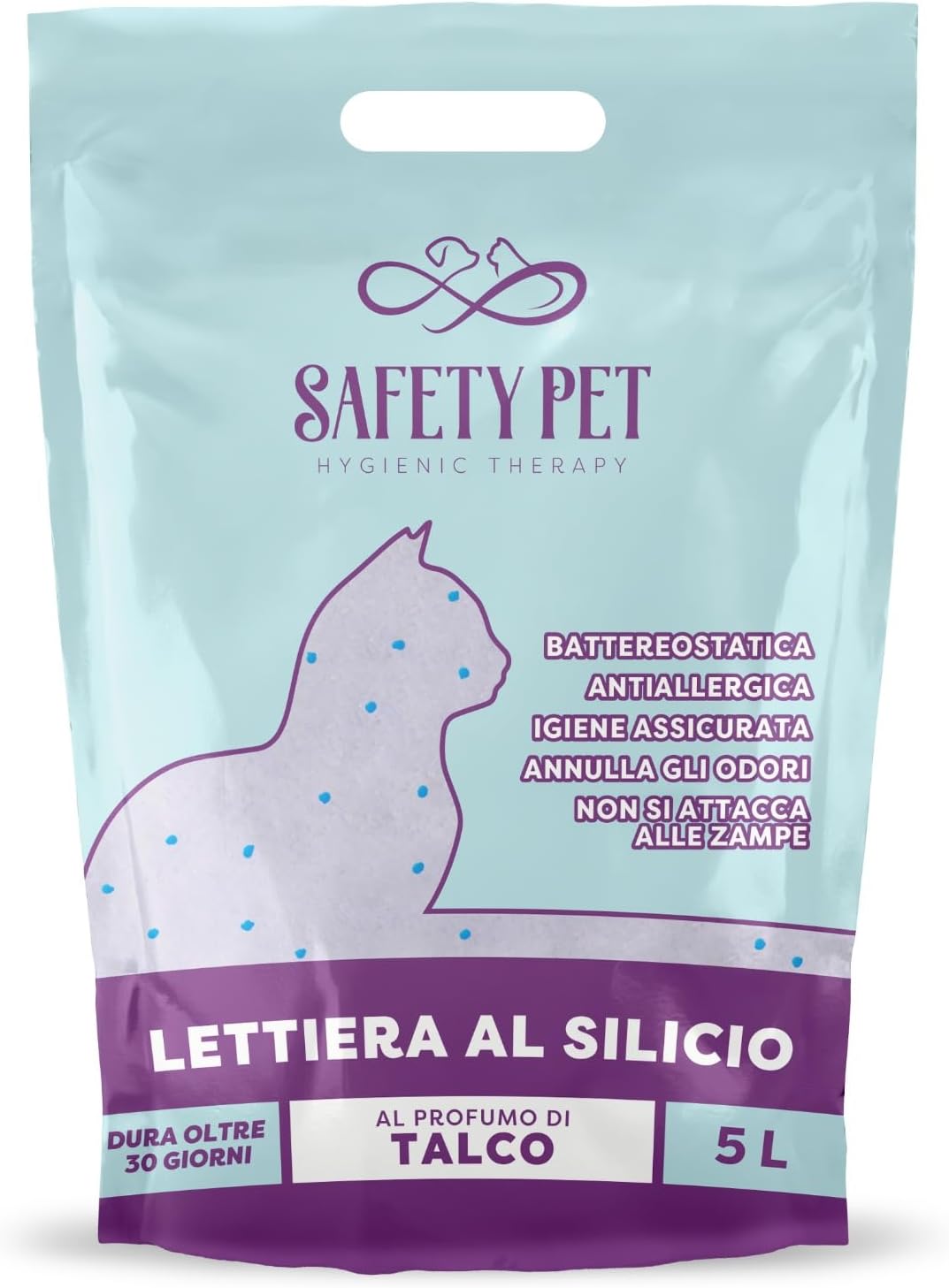 LETTIERA per Gatti SILICIO in Offerta Confezione da 30LT Talco