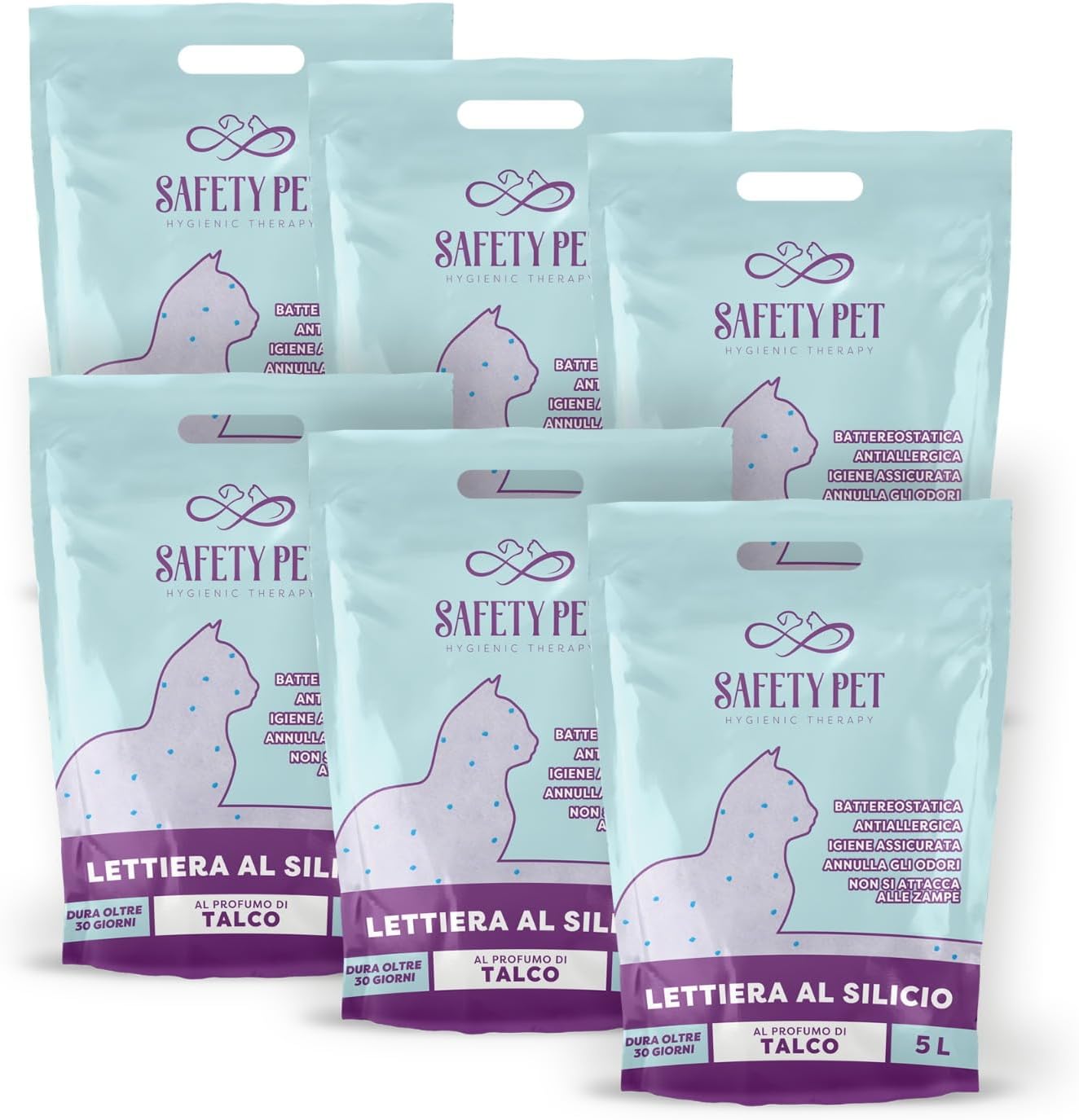 LETTIERA per Gatti SILICIO in Offerta Confezione da 30LT Talco